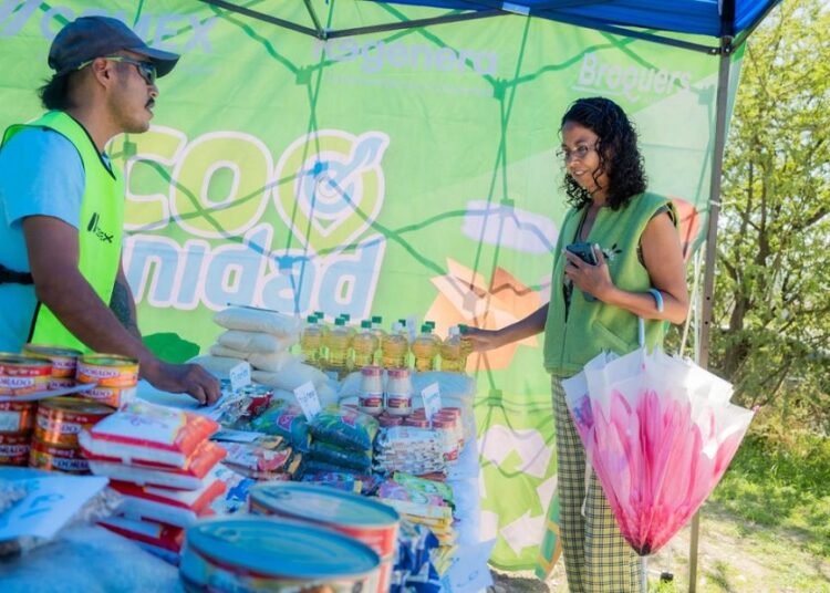 Canjean residuos por productos de canasta básica en Querétaro