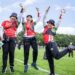 Equipo femenil de tiro con arco sella boleto para París 2024