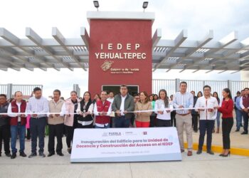 Céspedes inaugura instalaciones del IEDEP en Yehualtepec