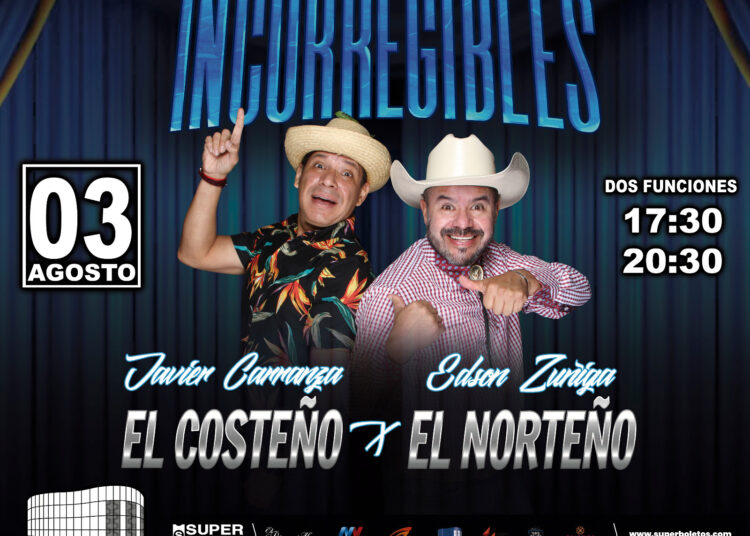 El Costeño y El Norteño se presentarán mañana en el Auditorio Metropolitano de Puebla