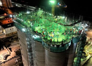 Cemex construye silo a 60 m de altura en tiempo récord