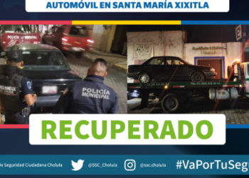 Policías de San Pedro frustran robo de automóvil en Santa María Xixitla