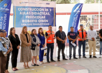 Tlatehui inicia construcción de infraestructura educativa