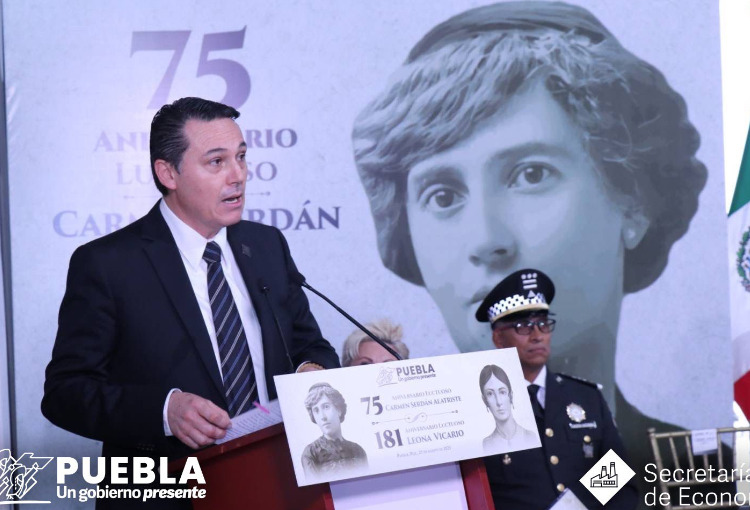 Gobierno conmemora aniversarios de Leona Vicario y Carmen Serdán