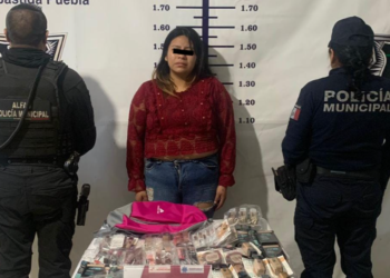 Detienen a mujer por robo de cosméticos en «súper» en Texmelucan