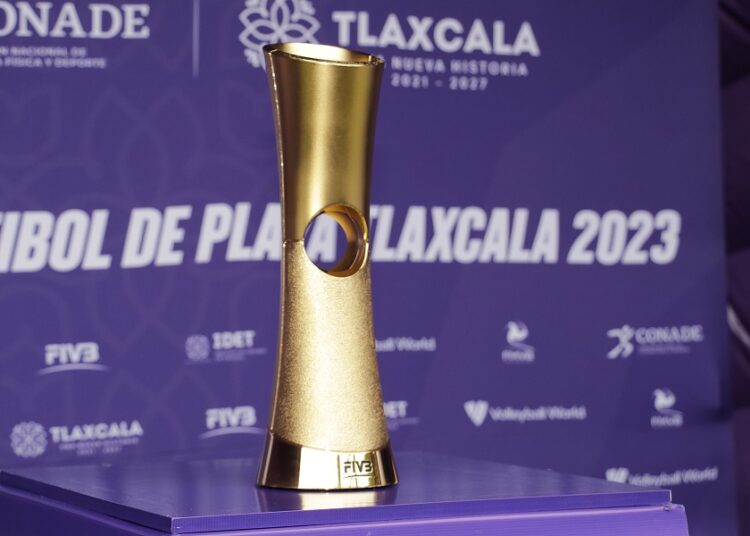 Trophy Tour del Mundial de Voleibol de Playa visita Puebla