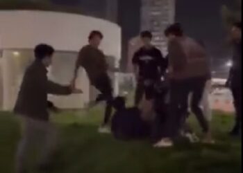 Gobierno pendiente del caso de joven golpeado en zona de Angelópolis