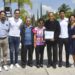 Medallista Sergio Jiménez recibe reconocimiento por su alma máter, BUAP