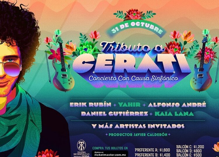 Realizarán tributo sinfónico a Cerati con causa
