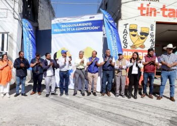 Arrancan obras de adoquinamiento en Concepción de la Cruz