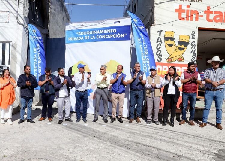 Arrancan obras de adoquinamiento en Concepción de la Cruz