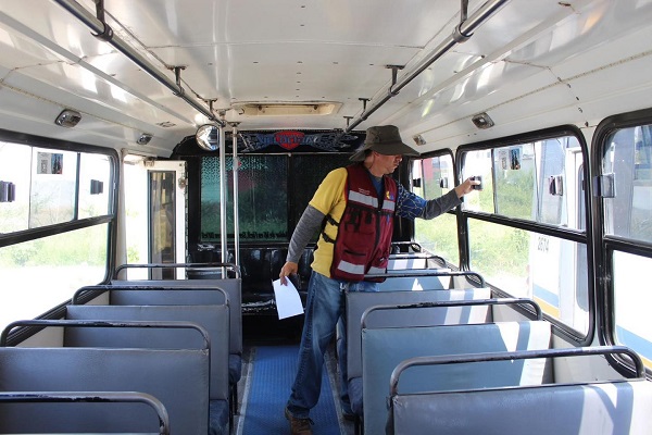 Despliega SMT inspecciones al servicio público de transporte durante septiembre