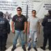 Policía de Texmelucan, asegura a dos masculinos por daño en propiedad ajena