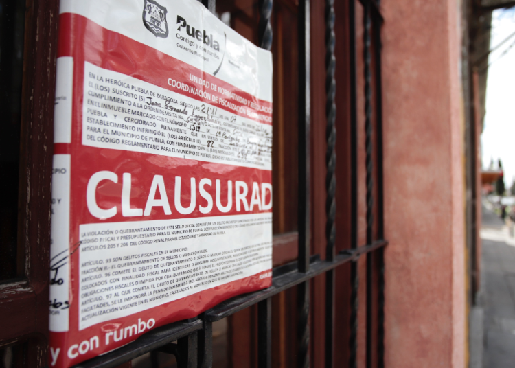 Clausuran 50 establecimientos en Angelópolis por irregularidades