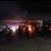 VIDEO: Granaderos retiran bloqueo en la autopista México-Puebla