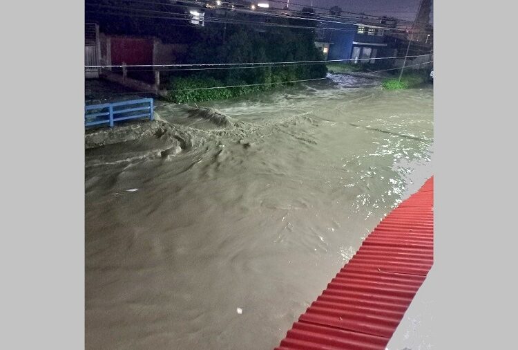 Río Alseseca se desborda por intensa lluvia