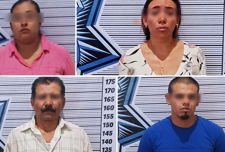 SSP detiene a 4 presuntos extorsionadores del Mercado Morelos