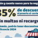 Por única vez: Descuentos del 85% en refrendo de comercios y 100% en multas