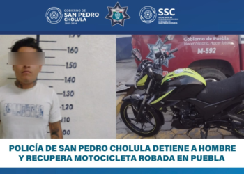 Policía de San Pedro detiene a sujeto y recuperan motocicleta a través de oferta en Facebook