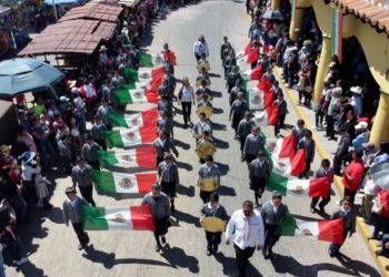 Celebran a lo grande las Fiestas Patrias en Chignahuapan