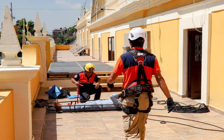 Así se llevó a cabo el simulacro en San Andrés