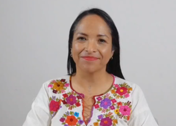 Liz Sánchez se registra en Morena, va por la gubernatura de Puebla (Video)