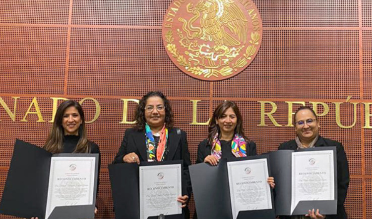 Senado reconoce a académicas y académicos de la BUAP