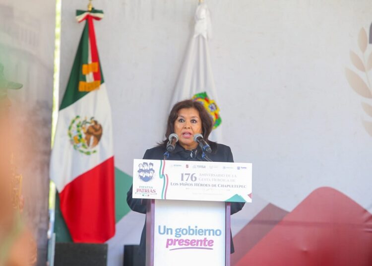 Presidenta del TSJ pide honrar legado de Niños Héroes