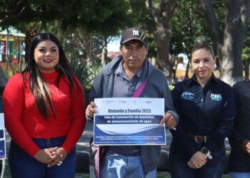 Entregan 500 depósitos de agua en San Pedro Cholula
