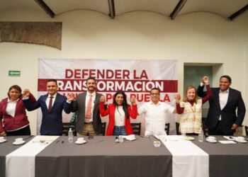 4T muestra Unidad por Puebla