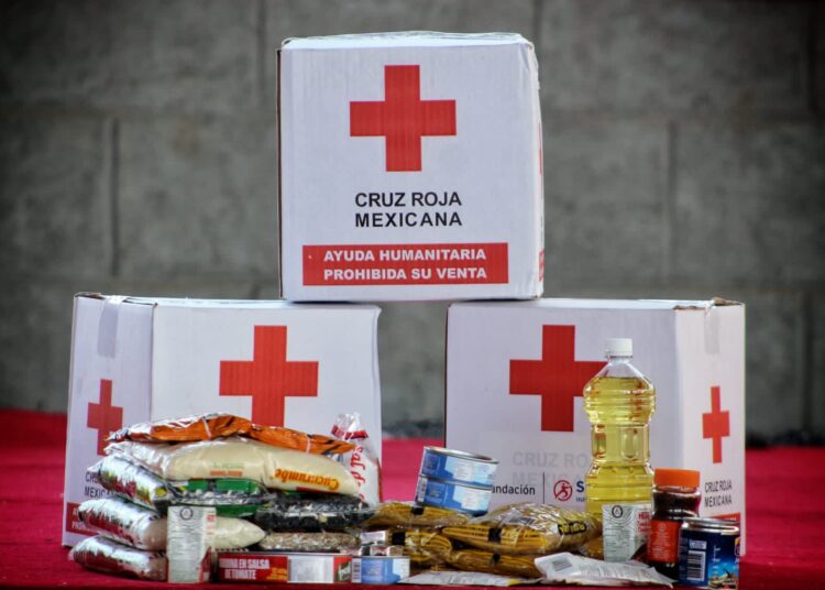 Apertura Cruz Roja centro de acopio para damnificados
