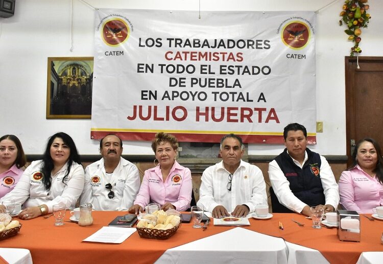 FATEP-CATEM respaldan aspiraciones de Julio Huerta
