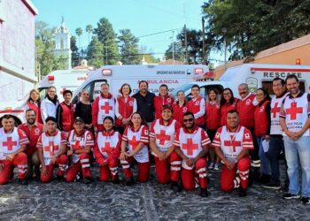 Socorristas poblanos de Cruz Roja se suman a labores de ayuda en Acapulco