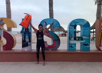 Cecilia Arratia clasifica a evento mundial de aguas abiertas en Tailandia