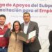 Céspedes entrega 400 apoyos del Subprograma Capacitación para el Empleo 2023
