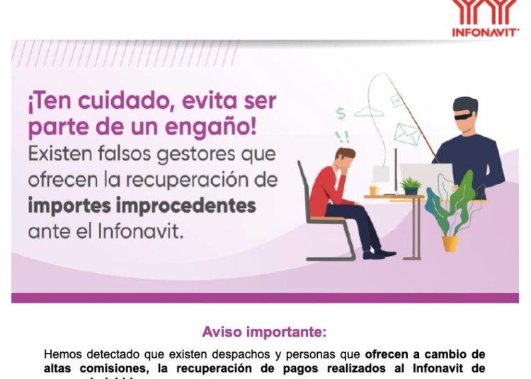 Alerta Infonavit de fraudes para “devolución de pagos”