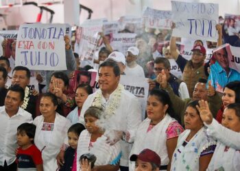 Gracias al pueblo seguimos creciendo: Julio Huerta