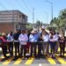 Paola Angón entrega calle pavimentada en San Agustín Calvario