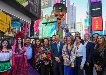 ‘Puebla está hoy en el corazón de NY con catrinas de Día de Muertos’: Gaby Bonilla