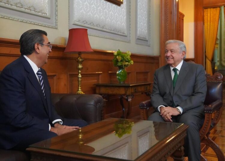 Afianza Sergio Salomón alianza con AMLO