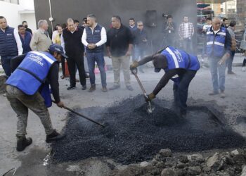 Sexta etapa del programa de bacheo tapará 73 mil hoyos