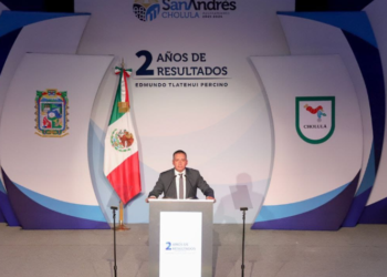 Edmundo Tlatehui presenta su Segundo Informe de Gobierno