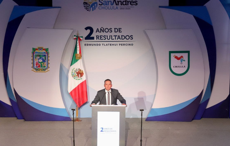 Edmundo Tlatehui presenta su Segundo Informe de Gobierno