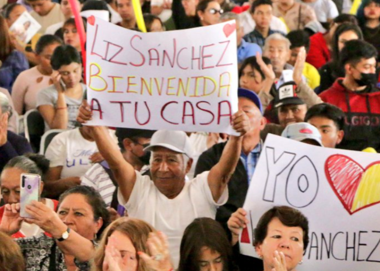 Confianza y respaldo del pueblo, me hace avanzar: Liz Sánchez