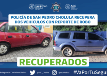 Policía de San Pedro recupera 2 autos con reporte de robo