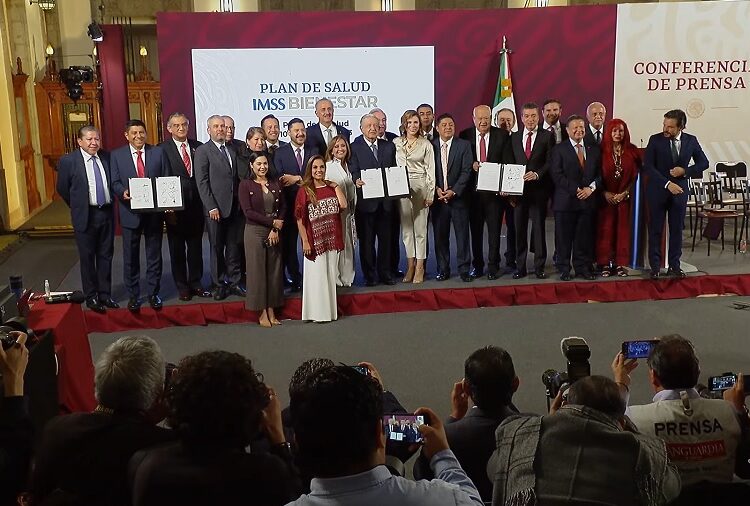 Firman acuerdo para federalización del IMSS Bienestar en 23 estados
