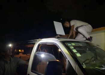 Puebla lleva internet satelital a zona devastada de Acapulco
