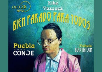 Kike Vázquez presentará en Puebla show de stand up