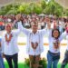 Céspedes asiste a informe de actividades de  Azucena Rosas
