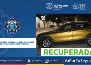 Detienen a joven de 15 años integrante de banda dedicada al robo de vehículos